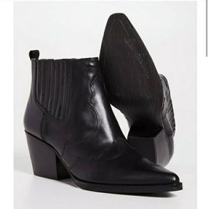 NEW Sam Edelman Winona Bootie Black Leather size 7